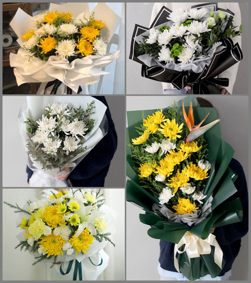 广东江门市恩平市圣堂镇湴朗村白事花束代送